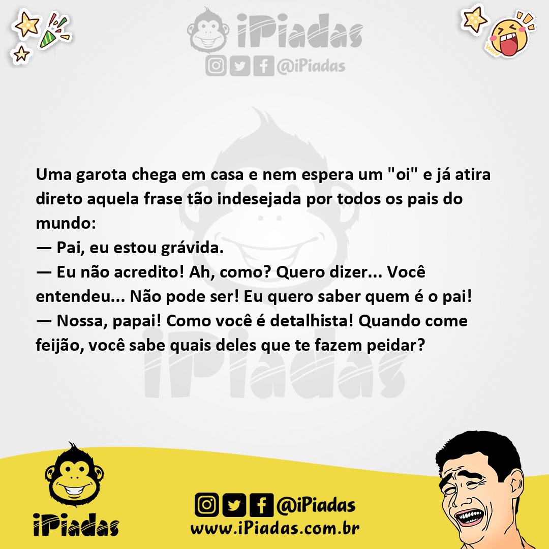 Ilustração da piada Garota Grávida no iPiadas