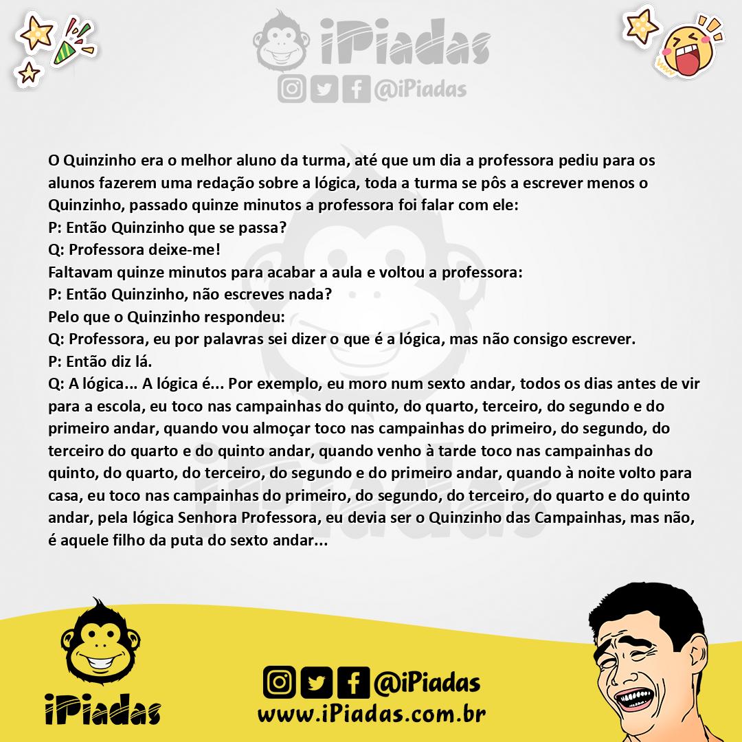 Ilustração da piada Garoto da campainha no iPiadas