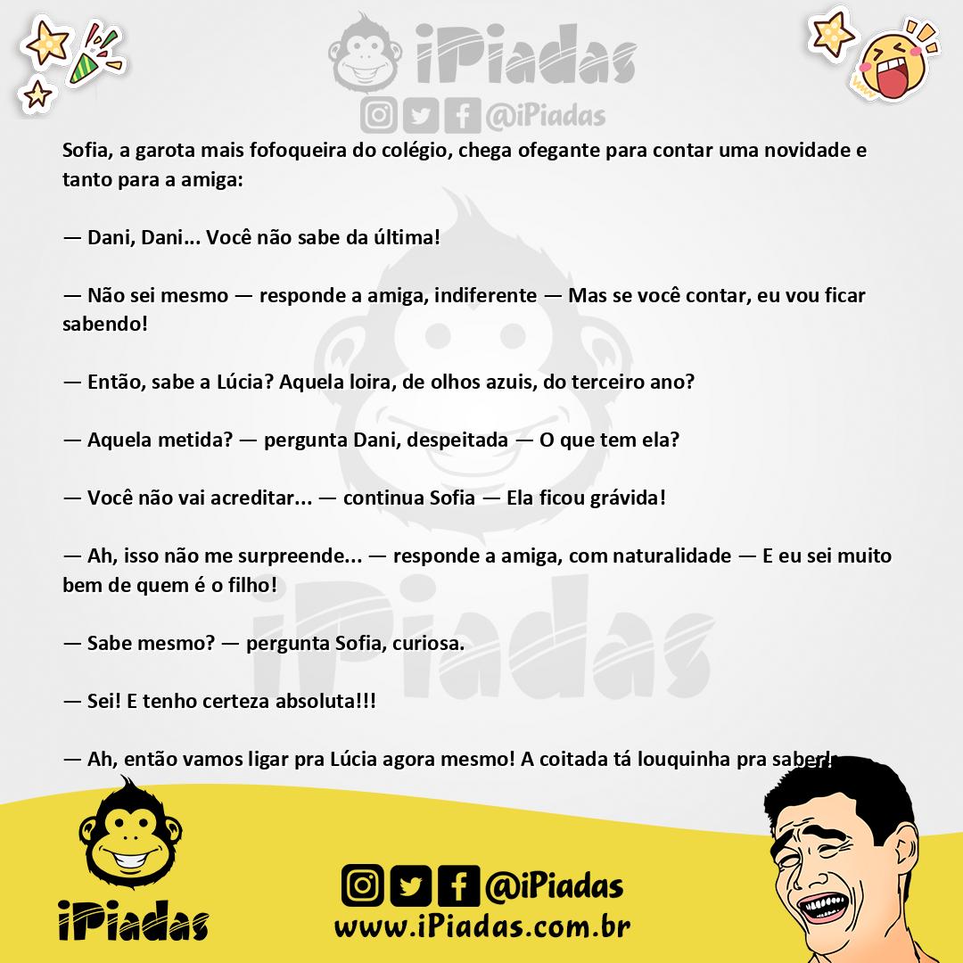 Ilustração da piada Gravidez esperada no iPiadas