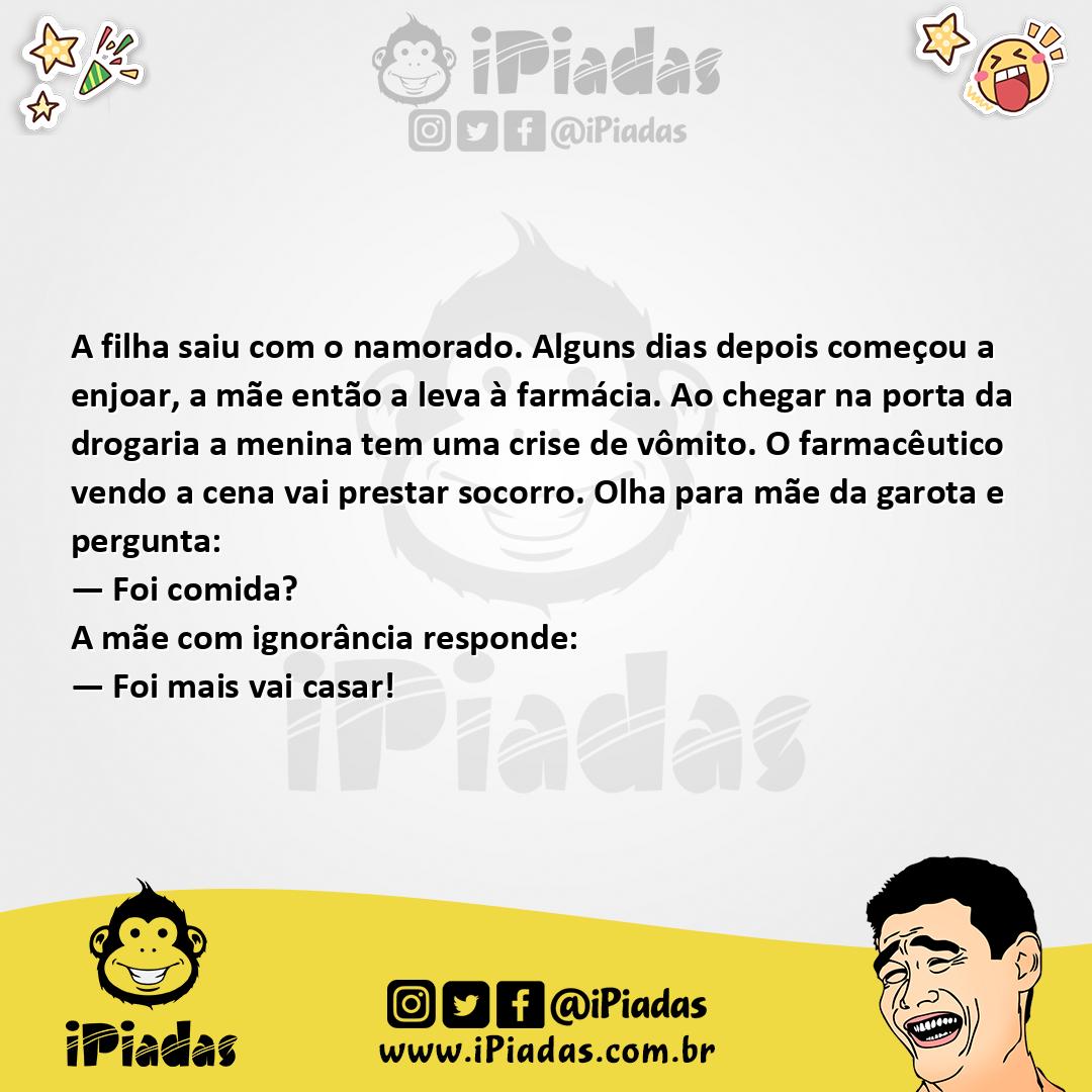 Ilustração da piada Gravidez Indesejada no iPiadas
