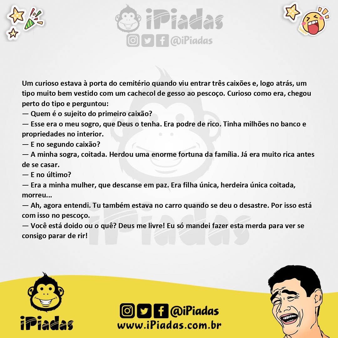 Ilustração da piada Herdeiro Único no iPiadas