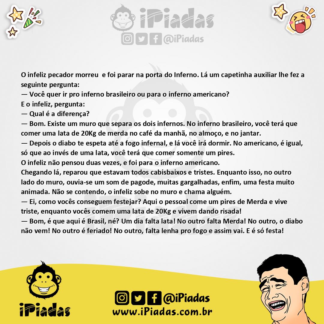 Inferno Brasileiro Piadas Engraçadas