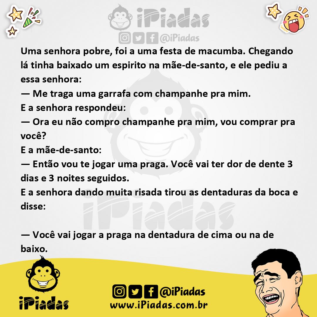 Ilustração da piada Jogando Praga no iPiadas