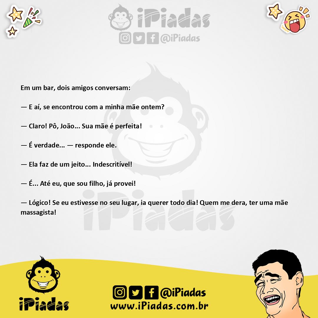 Ilustração da piada Mãe de amigo no iPiadas