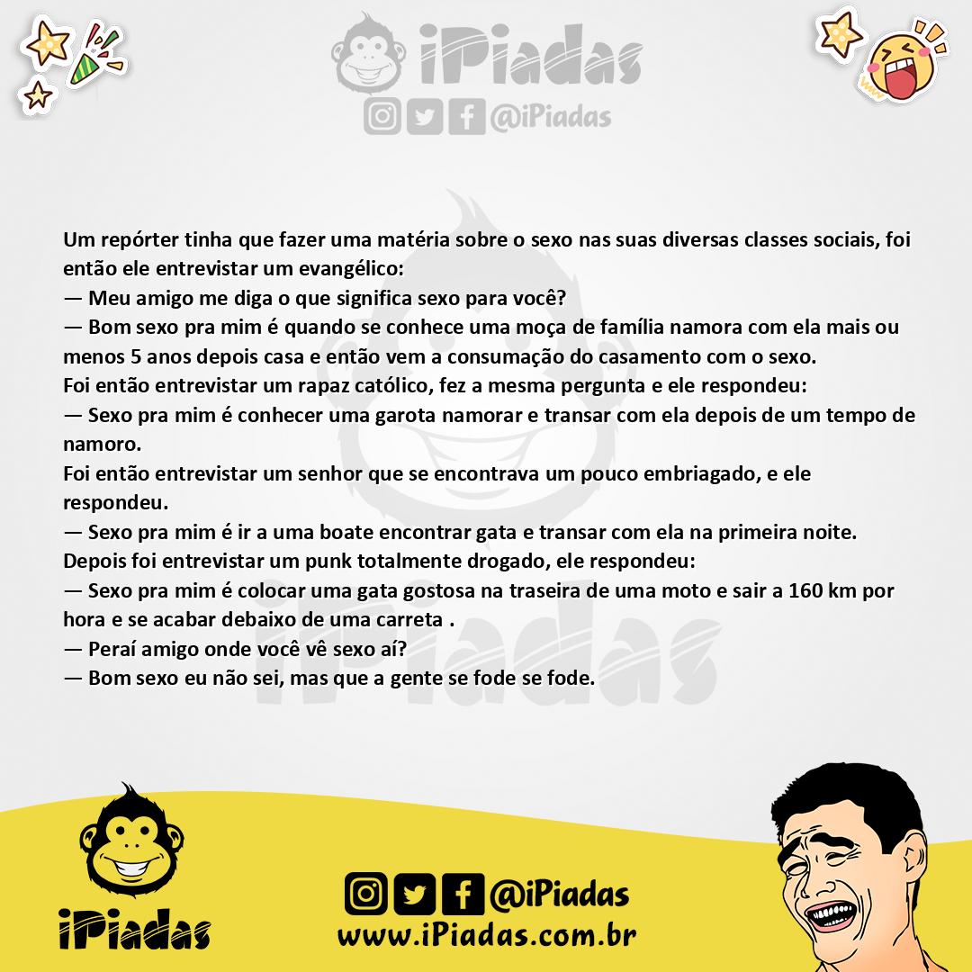 Ilustração da piada Matéria Sobre Sexo no iPiadas