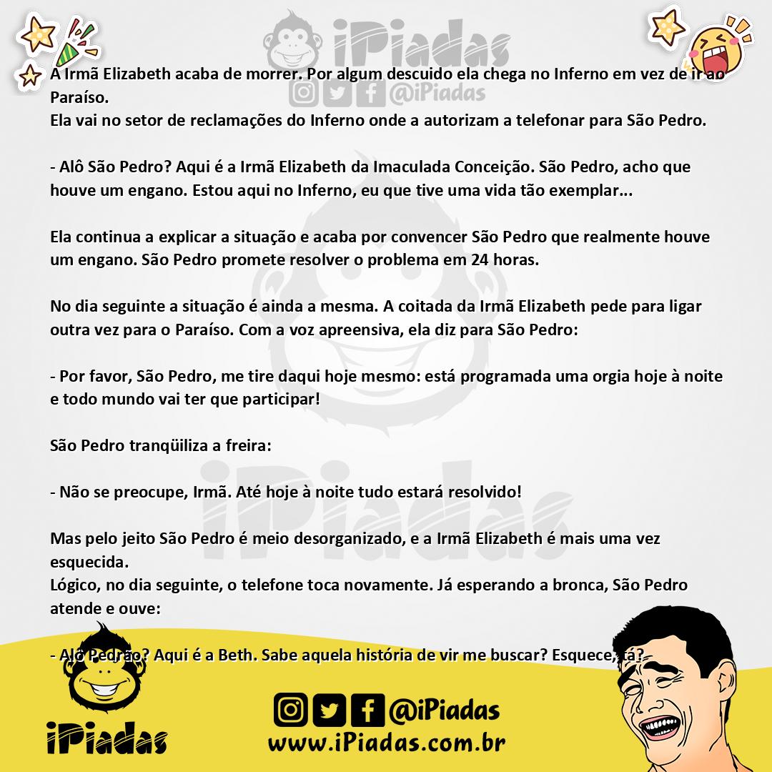 Ilustração da piada Mudança de hábito no iPiadas
