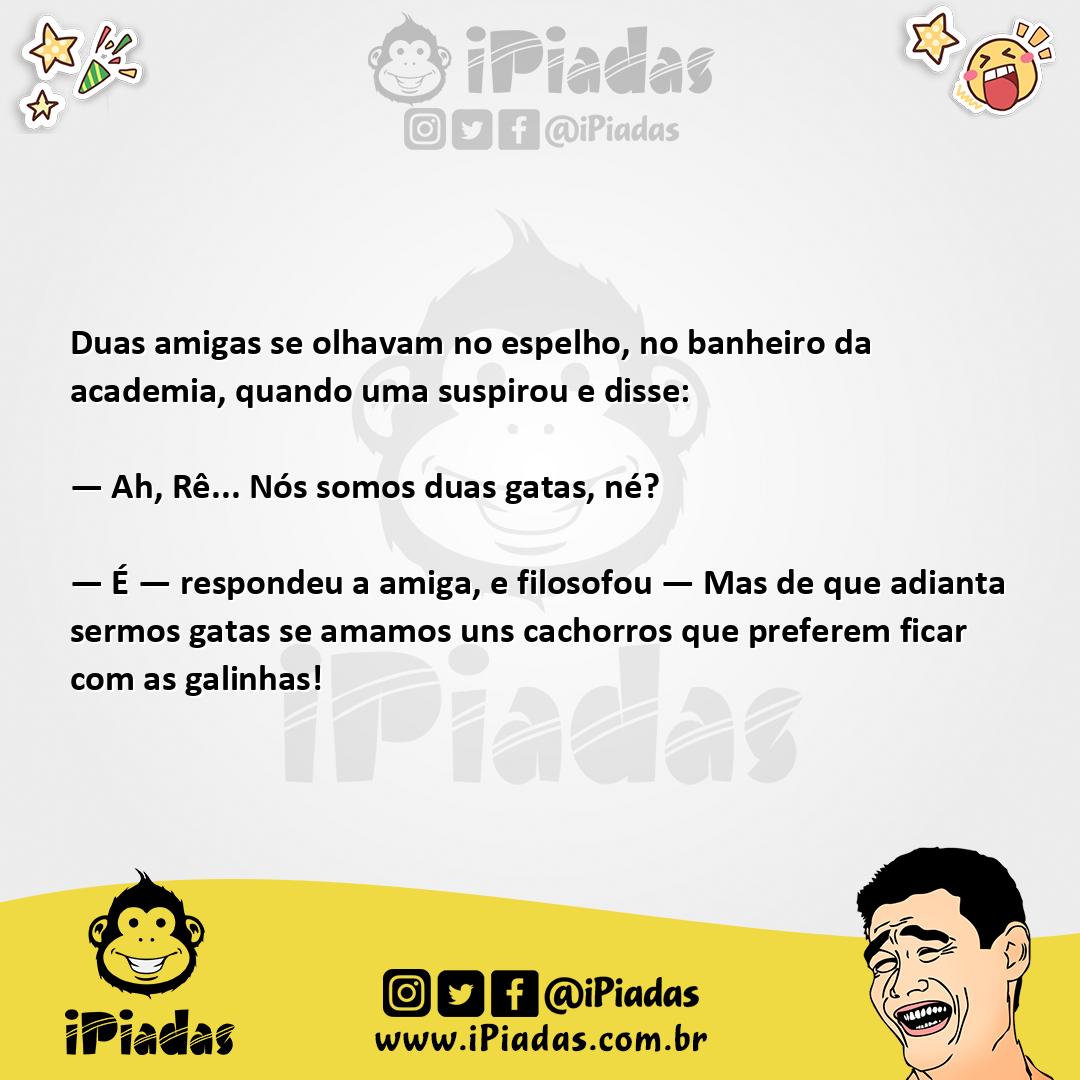 Ilustração da piada Mundo animal no iPiadas