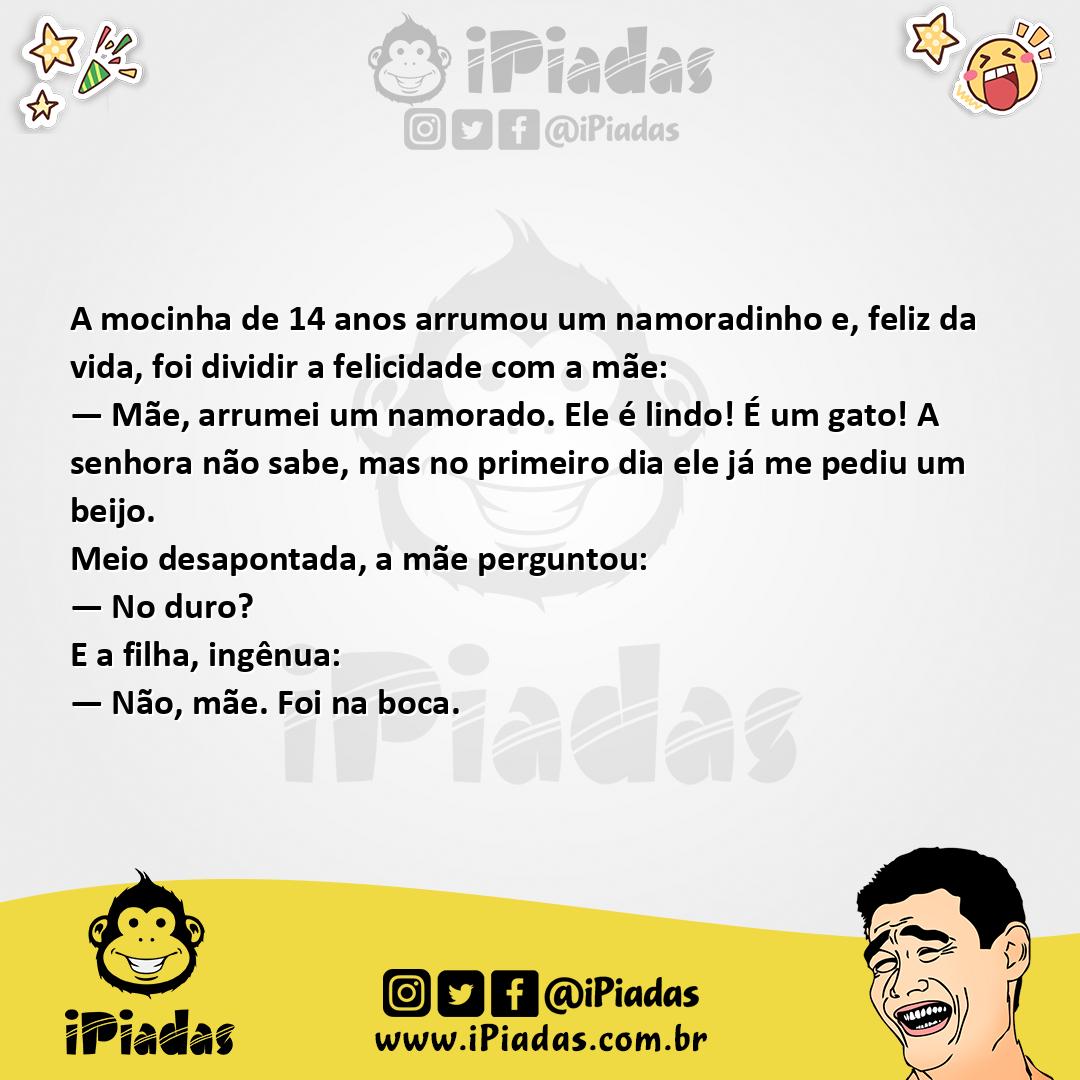 Ilustração da piada No Duro no iPiadas