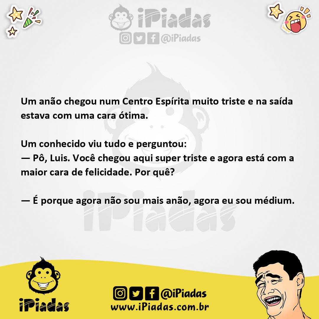 Ilustração da piada O anão no Centro no iPiadas