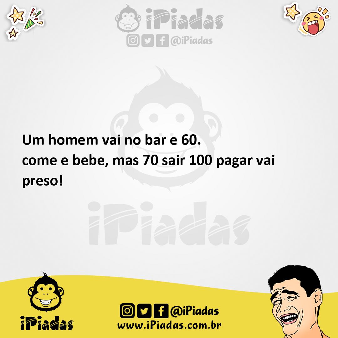 Ilustração da piada O bar dos números no iPiadas