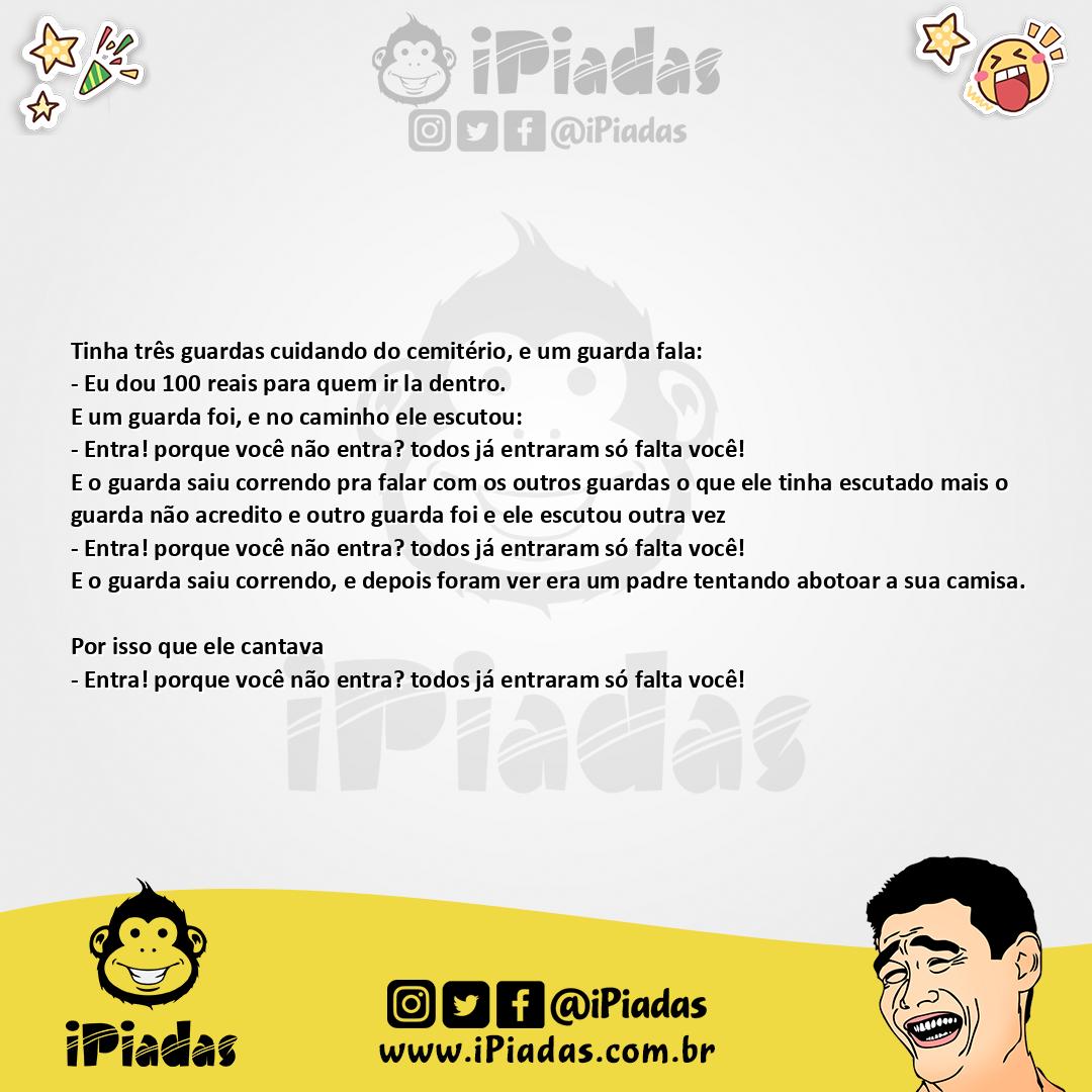 Ilustração da piada O cemiterio no iPiadas