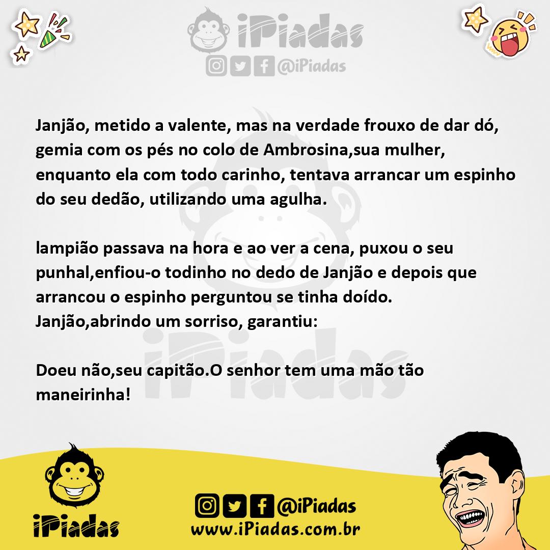 Ilustração da piada O Espinho no iPiadas