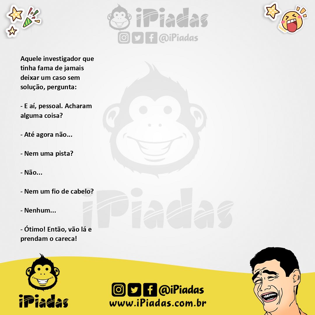 Ilustração da piada O Investigador no iPiadas