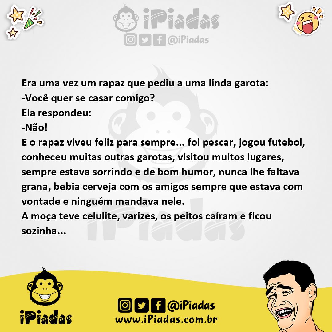Ilustração da piada O menor e melhor conto de fadas do mundo no iPiadas