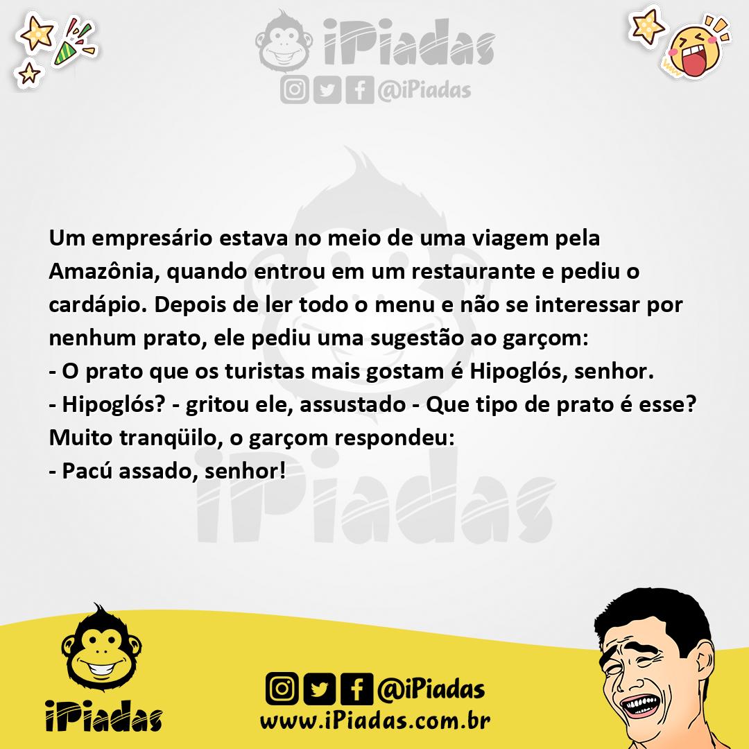 Ilustração da piada O nome do prato no iPiadas