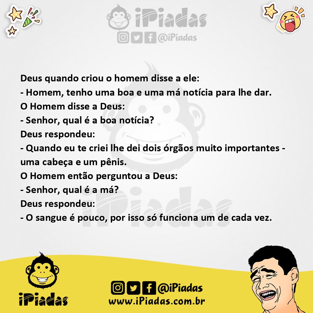 Ilustração da piada O sangue é pouco no iPiadas