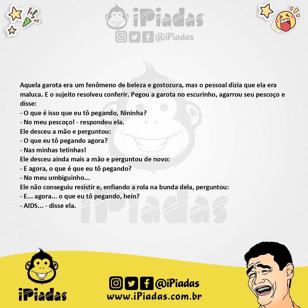 Ilustração da piada Onde eu tô pegando? no iPiadas