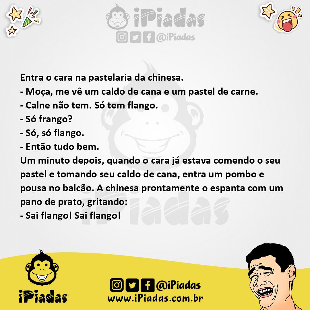 Ilustração da piada Pastel de Flango no iPiadas