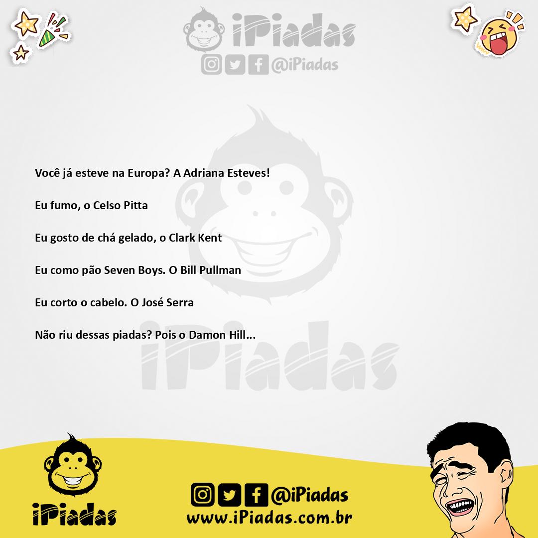 Ilustração da piada Perguntas no iPiadas
