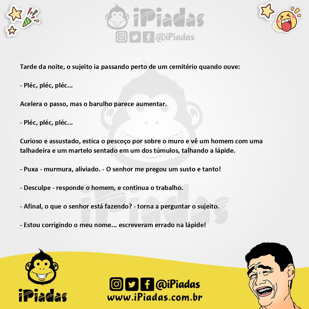 Ilustração da piada Piada de Terror no iPiadas