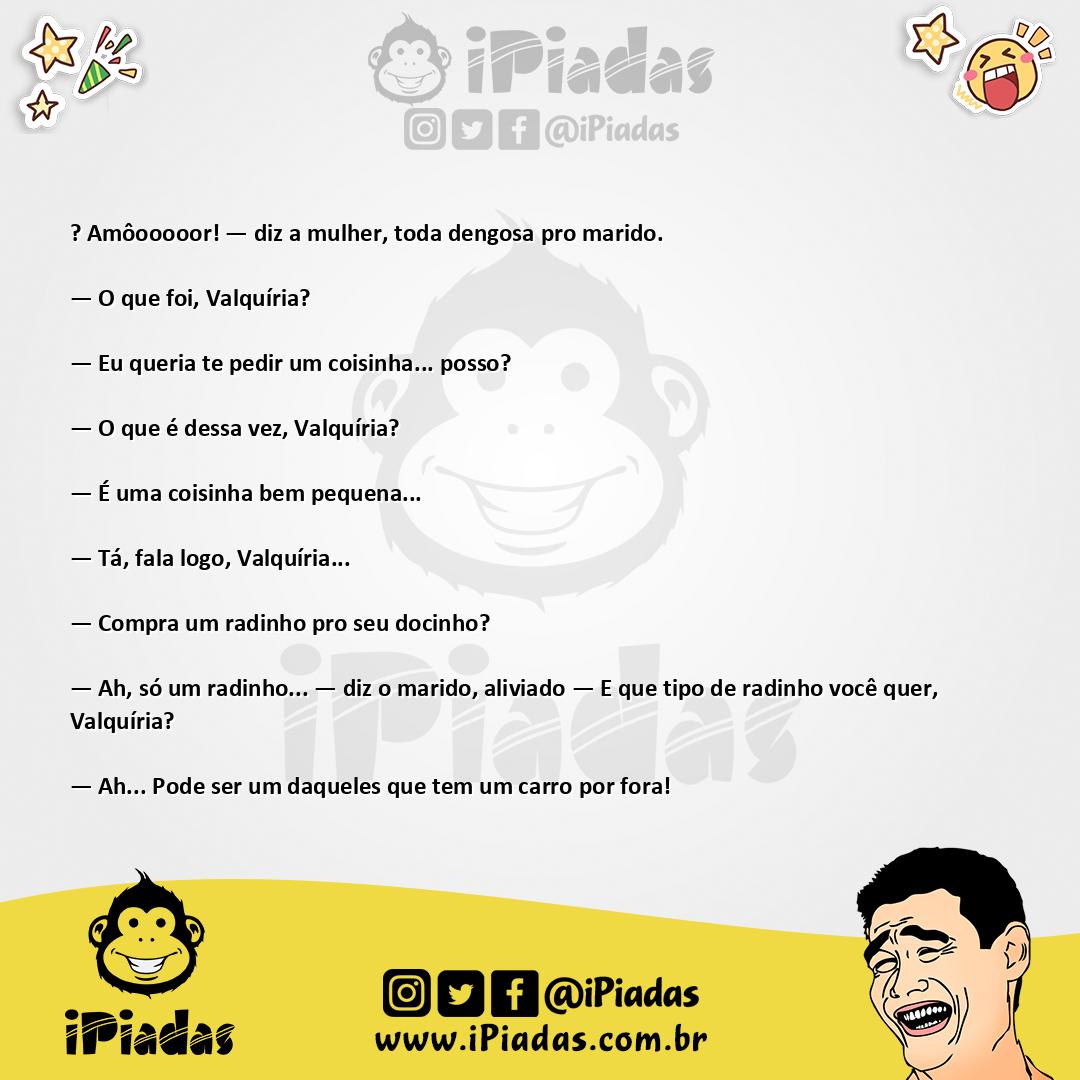 Ilustração da piada Presentinho no iPiadas