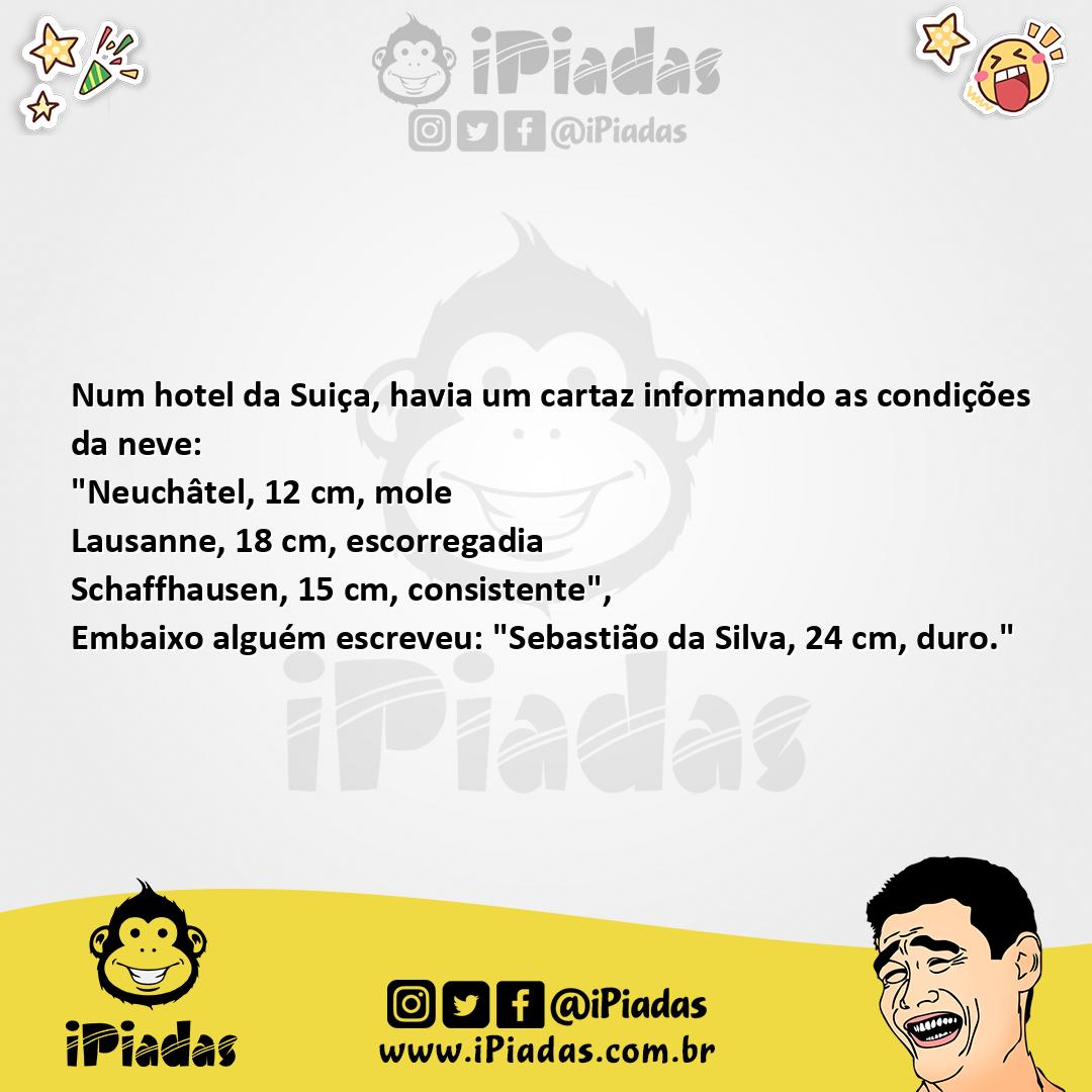 Ilustração da piada Questão de consistência no iPiadas