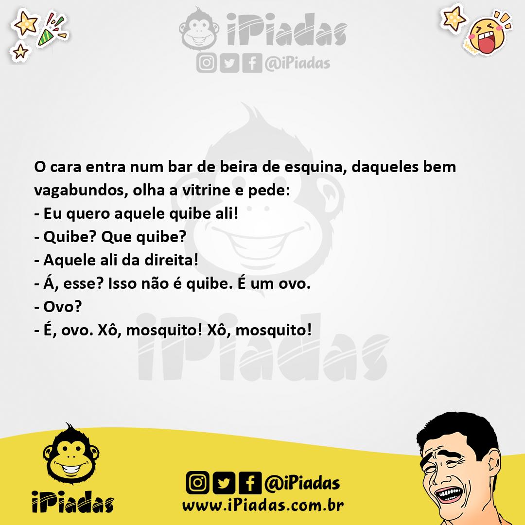 Ilustração da piada Quibe ou ovo? no iPiadas