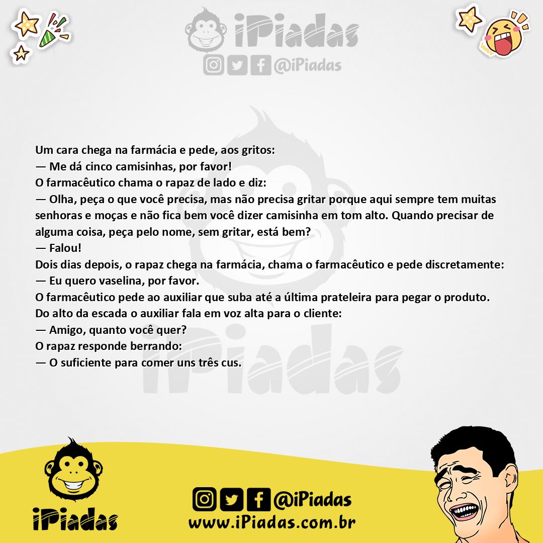 Ilustração da piada Rapaz Indiscreto no iPiadas