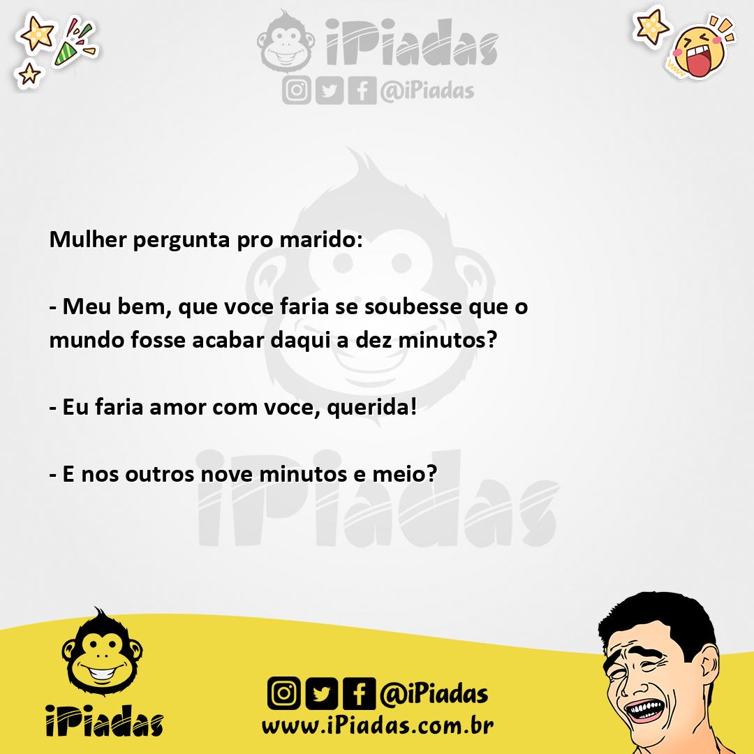Ilustração da piada Rapidinha no iPiadas