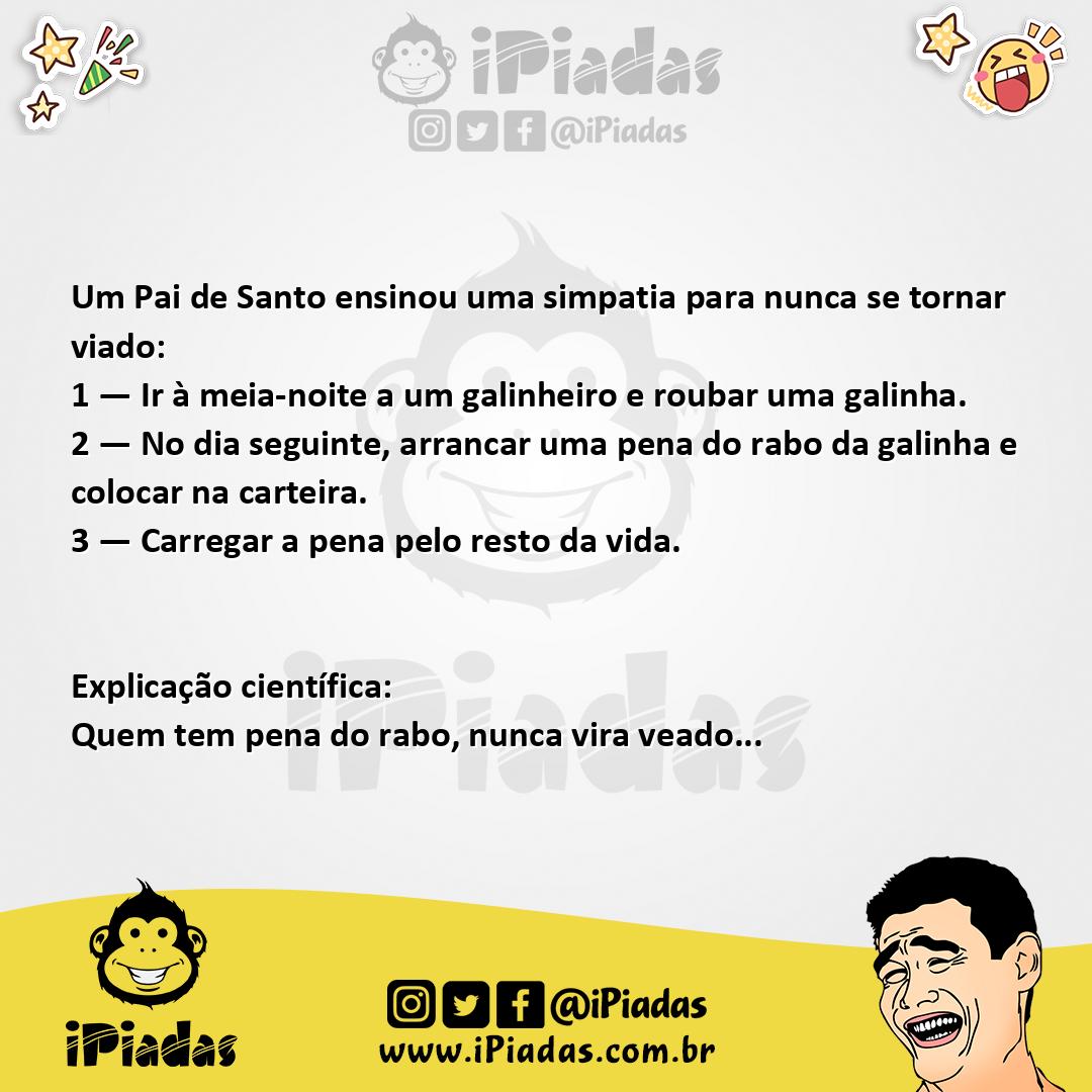 Ilustração da piada Simpatia no iPiadas