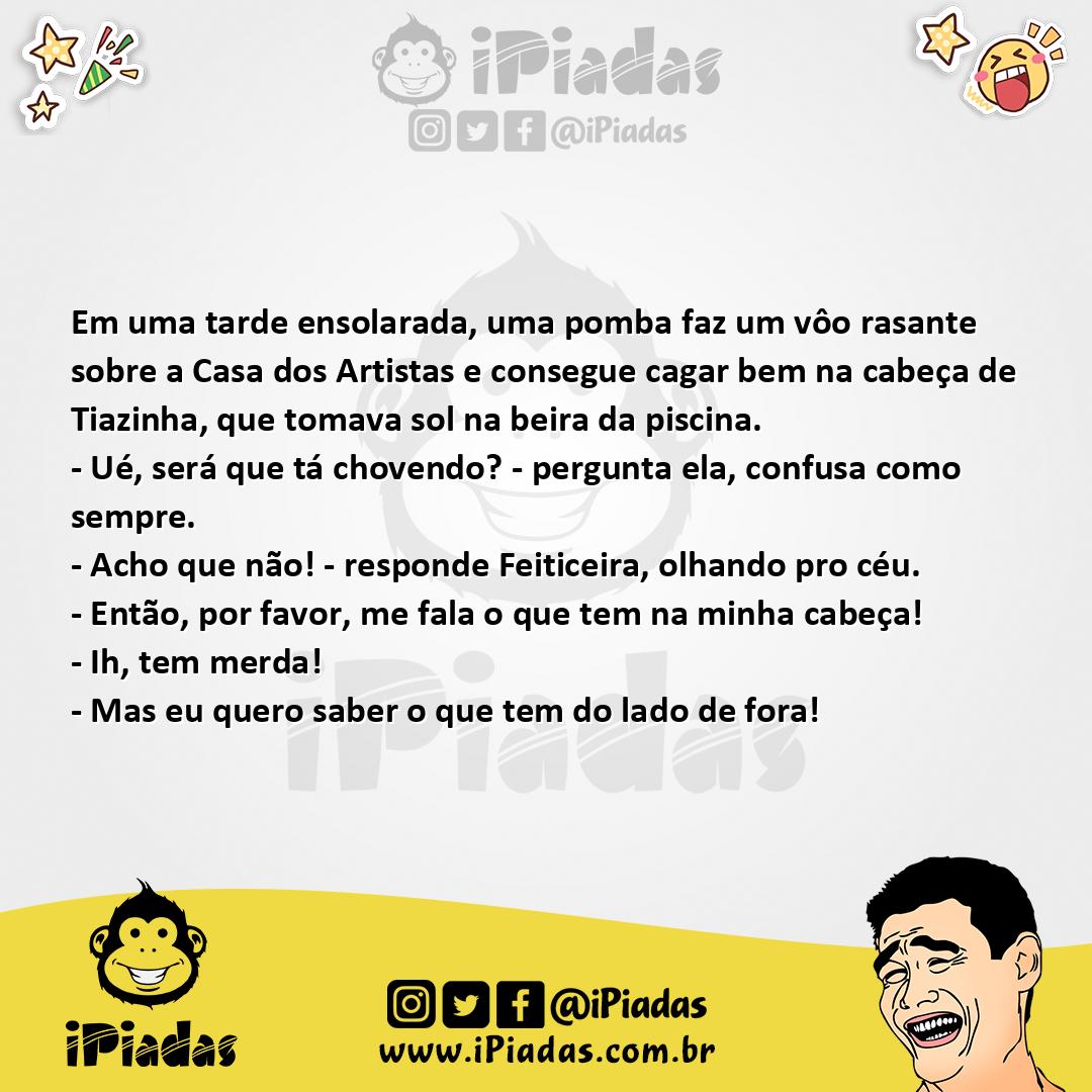 Ilustração da piada Sinceridade artística no iPiadas
