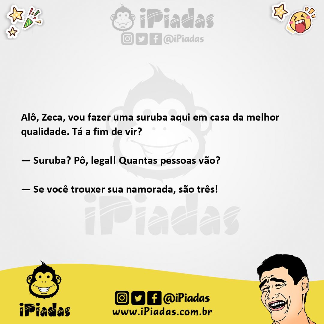 Ilustração da piada Suruba esperta no iPiadas