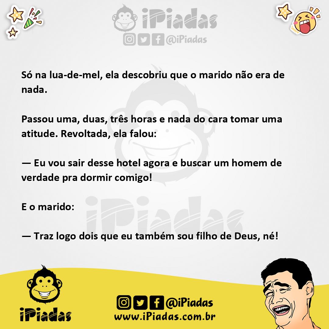 Ilustração da piada Um homem de verdade no iPiadas