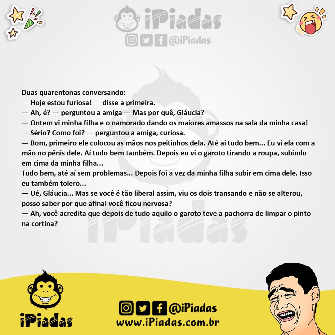 Ilustração da piada Uma Mãe em Fúria no iPiadas