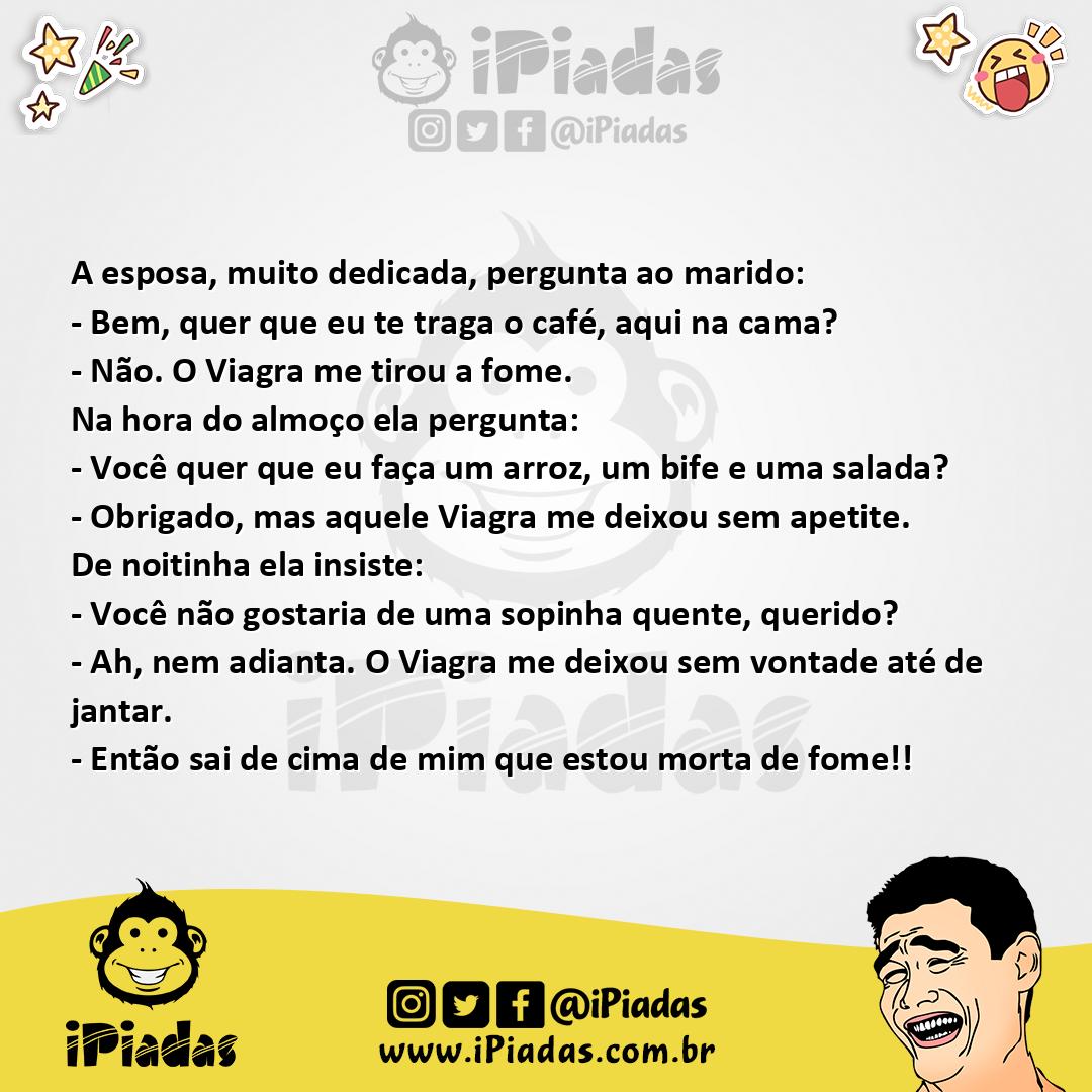 Ilustração da piada Viagra no iPiadas