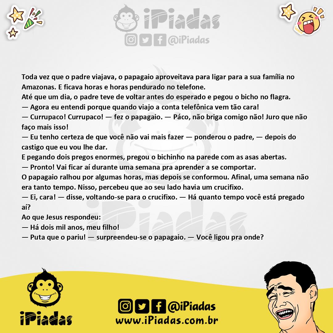 Ilustração da piada Impulso Telefônico no iPiadas