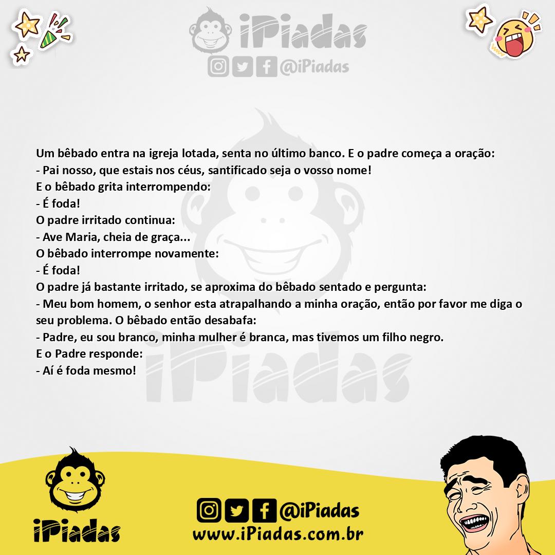 Ilustração da piada O Problema do Bêbado no iPiadas