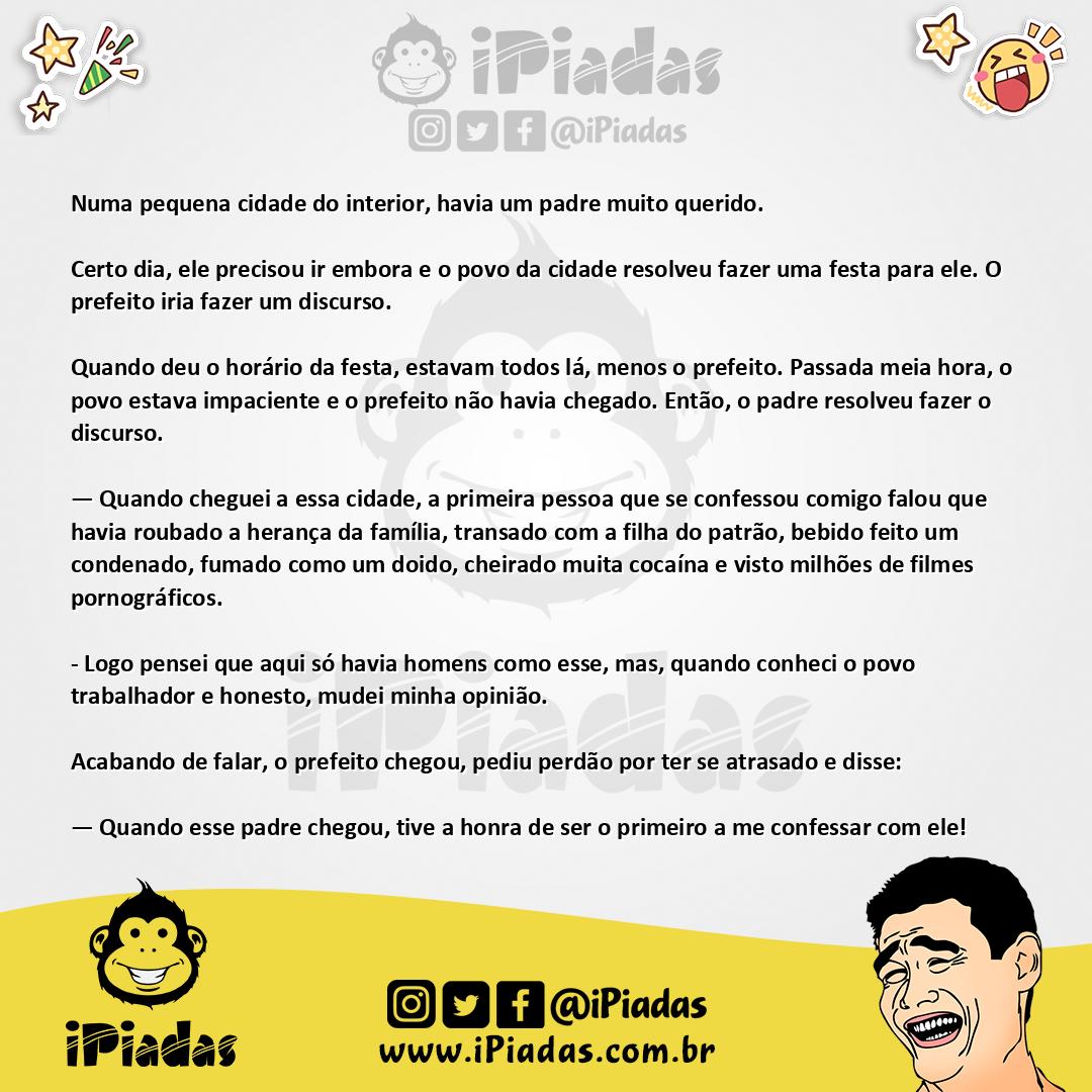 Ilustração da piada Primeira Impressão no iPiadas