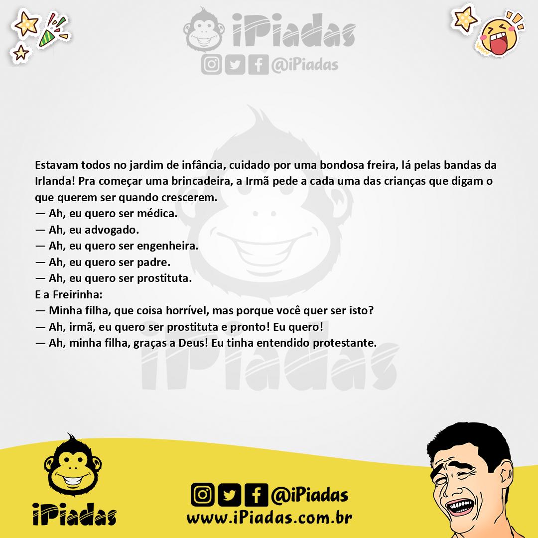 Ilustração da piada Ser Prostituta no iPiadas