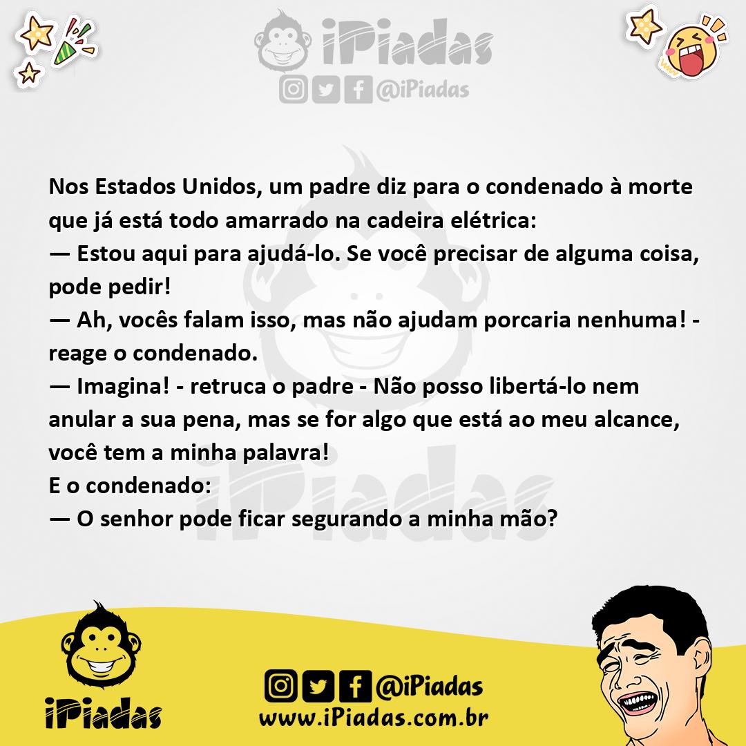 Ilustração da piada Último Desejo no iPiadas