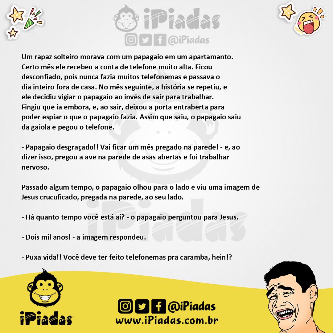 Ilustração da piada Conta de Telefone no iPiadas