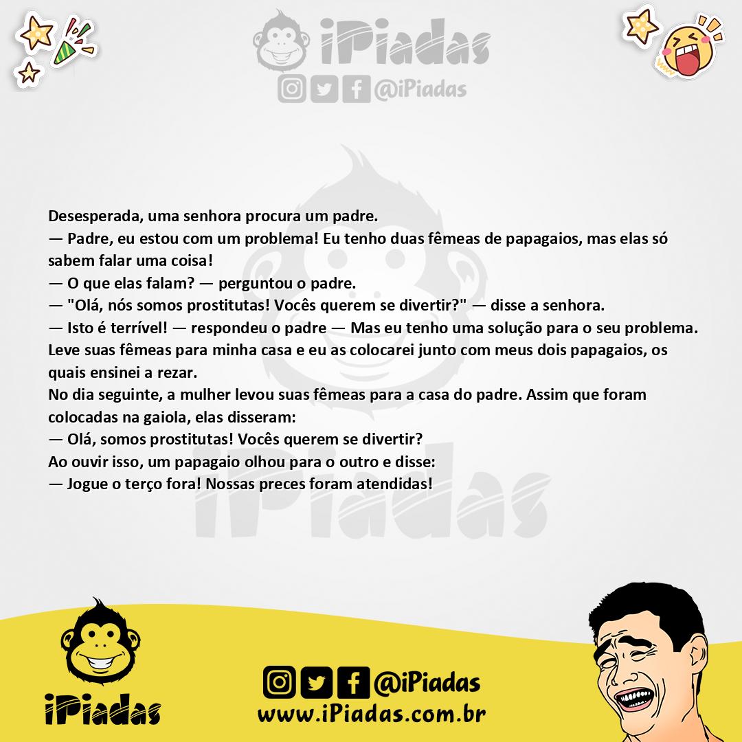 Ilustração da piada Fêmeas Taradas no iPiadas