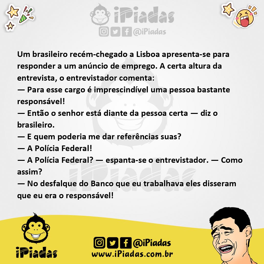 Ilustração da piada Bastante Responsável no iPiadas