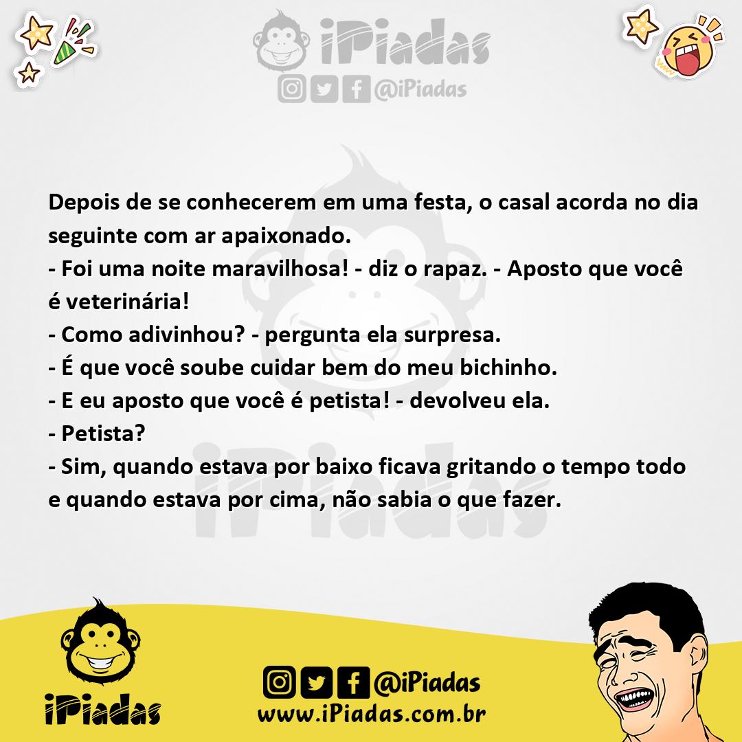 Ilustração da piada PT na cama no iPiadas