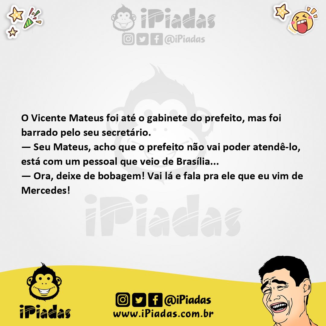 Ilustração da piada Visita de Brasília no iPiadas