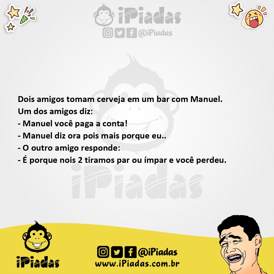 Ilustração da piada A Conta no iPiadas
