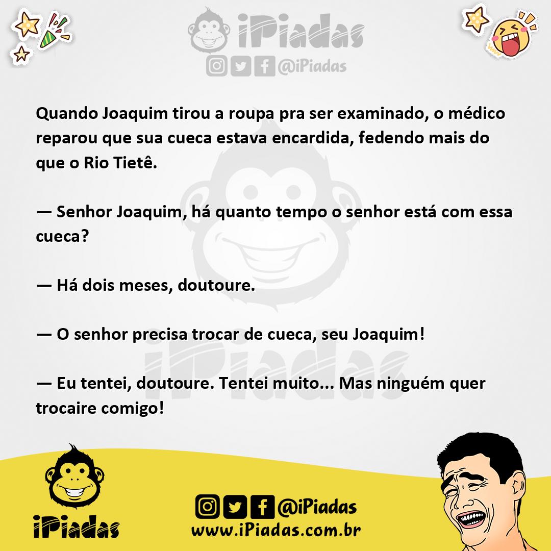 Ilustração da piada A cueca do portuga no iPiadas
