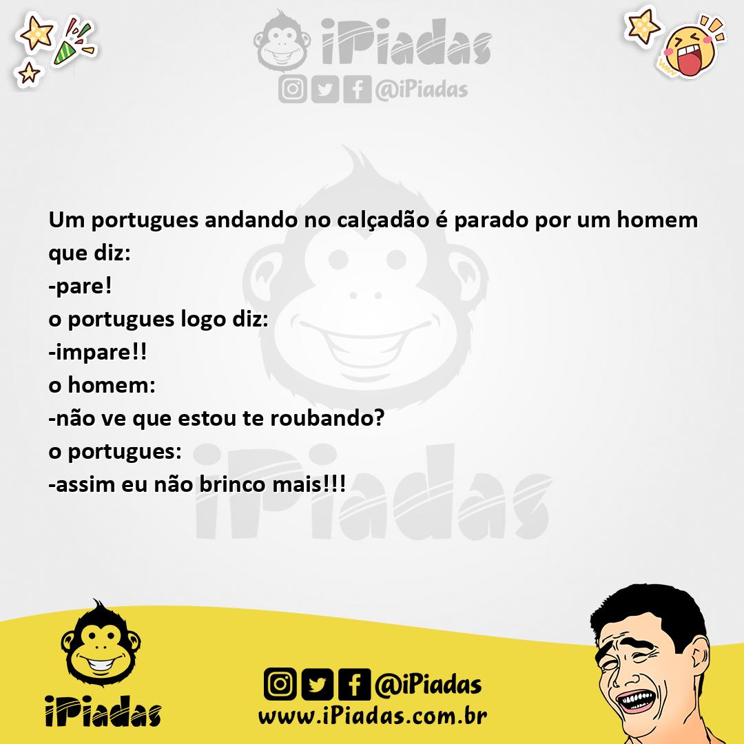 Ilustração da piada Assalto no Rio de Janeiro no iPiadas