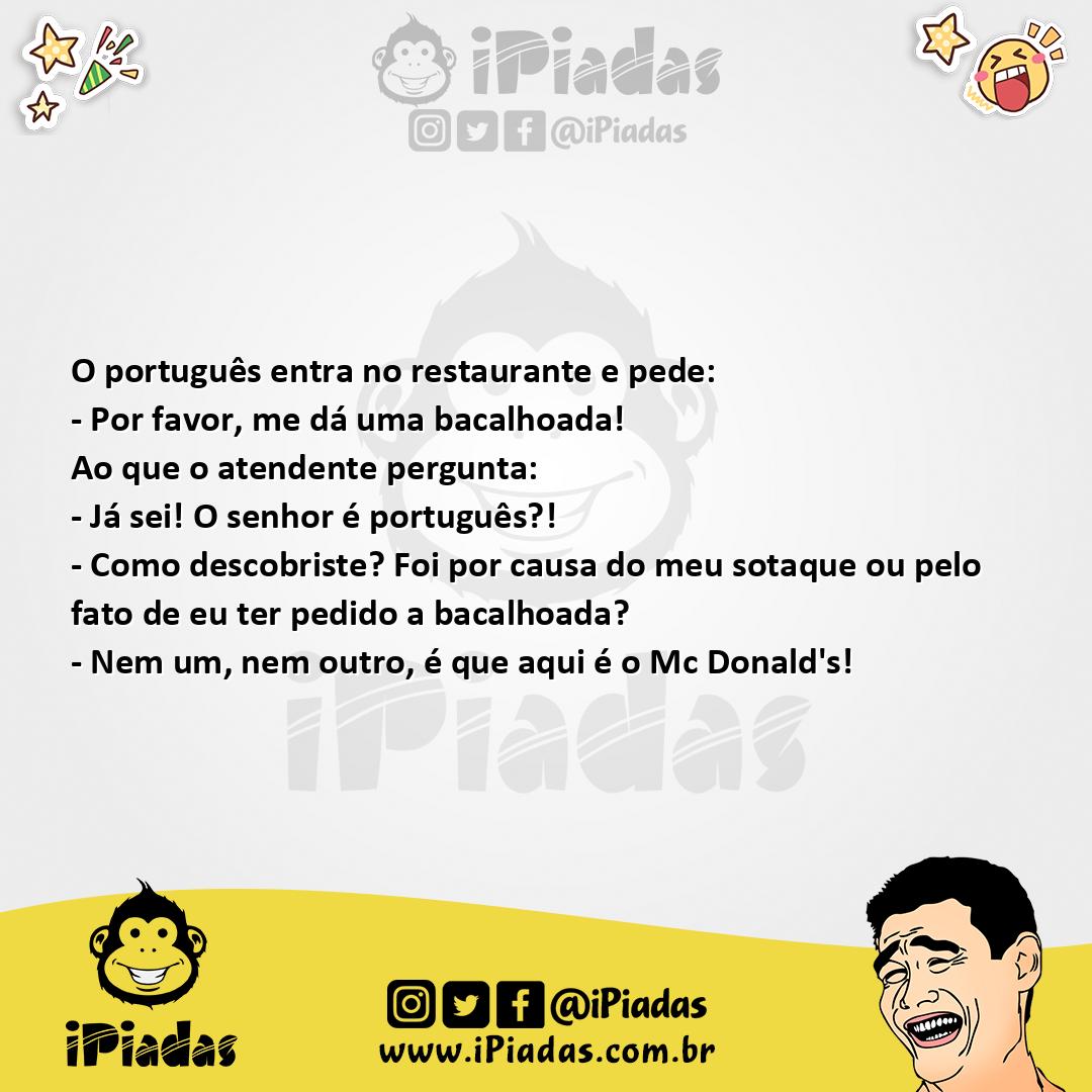 Ilustração da piada Bacalhoada no iPiadas