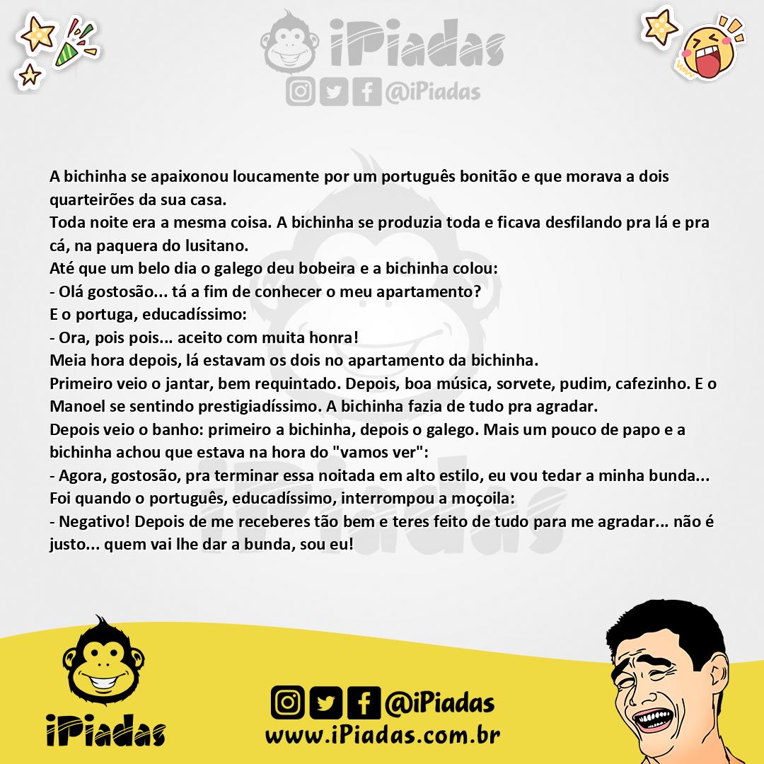 Ilustração da piada Bicha gentil no iPiadas